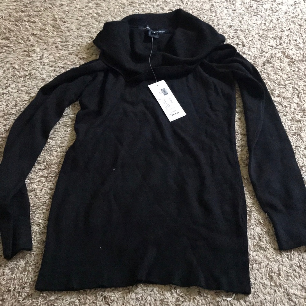 Black French Connection Scoop Neck